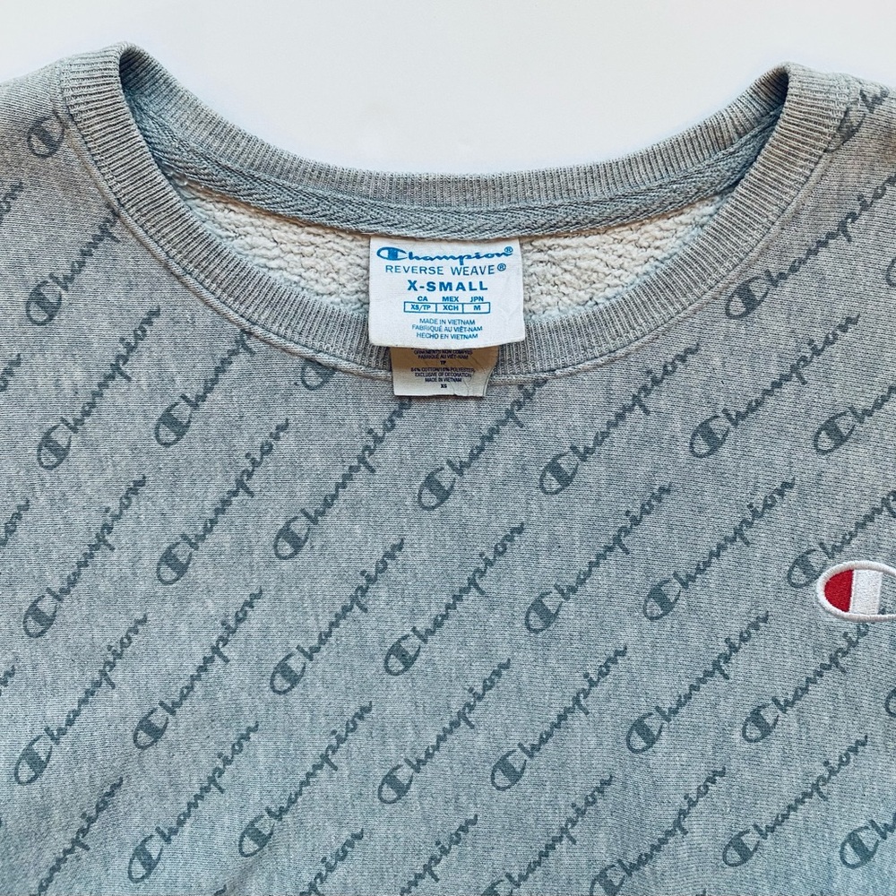 Champion Gray Crewneck Sweater
